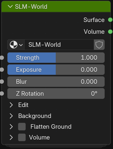 SLM World Node Group Layout