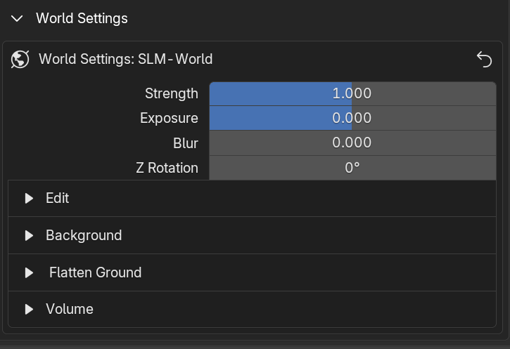 World Settings