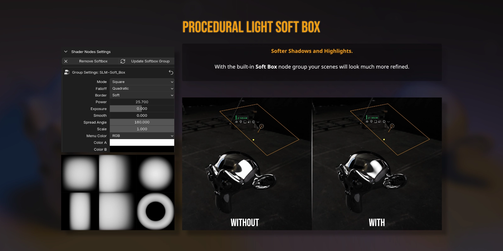 HDR Studio Light Textures — Gobo Projector Setup